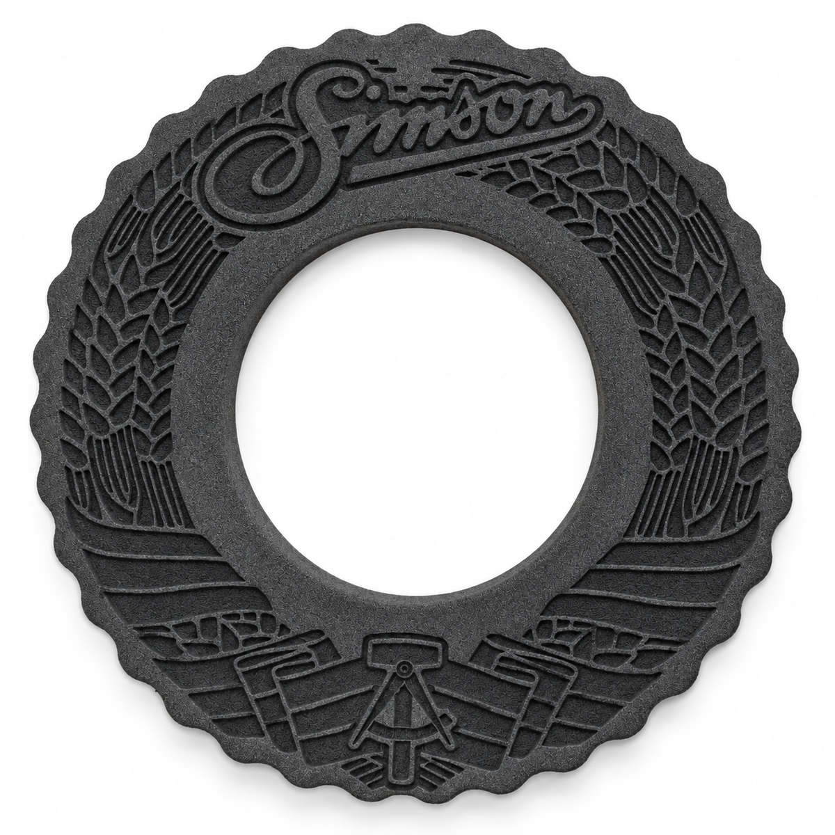 Simson Tank Protection Ring - Hexagon with Simson Logo